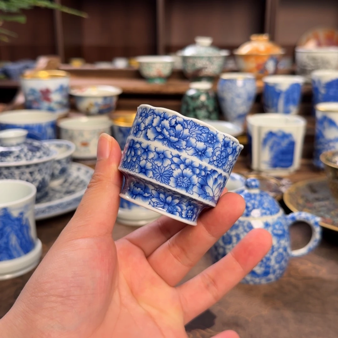 纯手工手绘陶瓷茶具