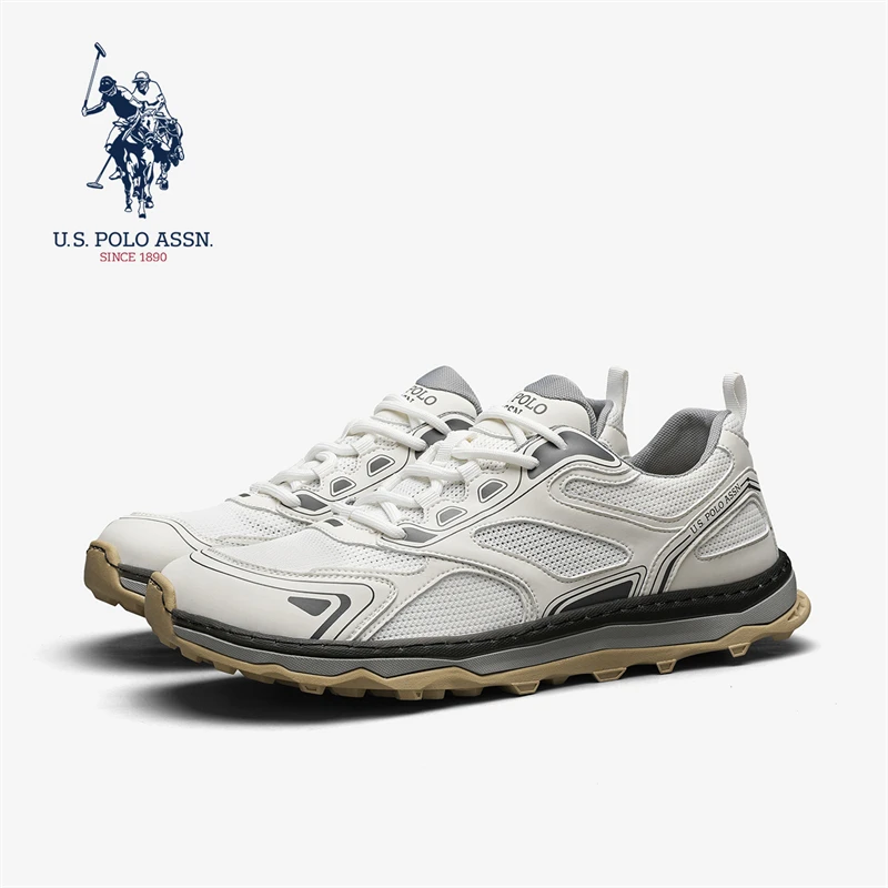 U.S.POLO ASSN.轻便透气夏季网面跑步登山运动休闲鞋时尚百搭男鞋