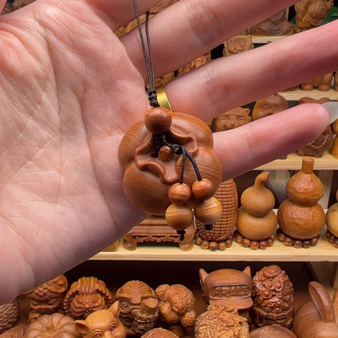 善***缘崖柏太行崖柏手机挂件