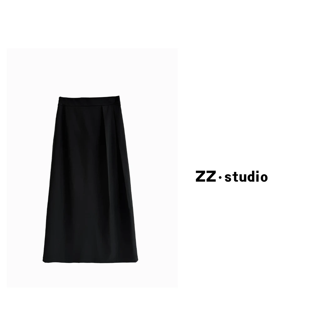 一口苏达 小半裙 2024新款百搭休闲舒适遮胯半身裙 A179