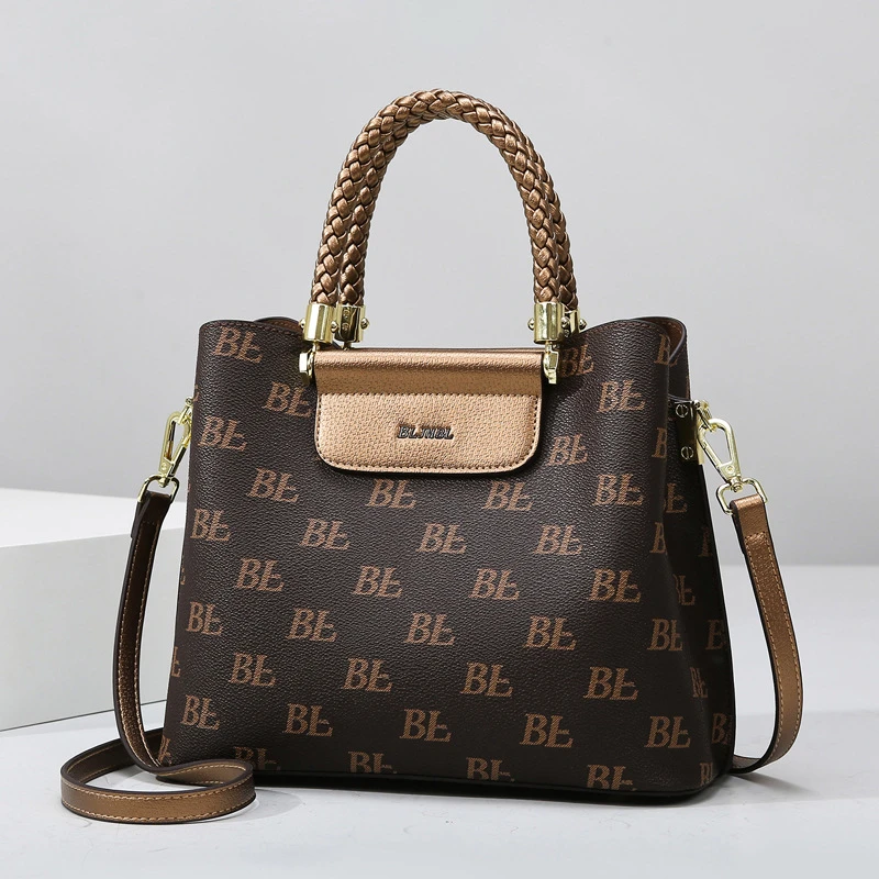 女包大容量托特包轻奢手提包大气单肩包斜挎包送妈妈实用通勤包包