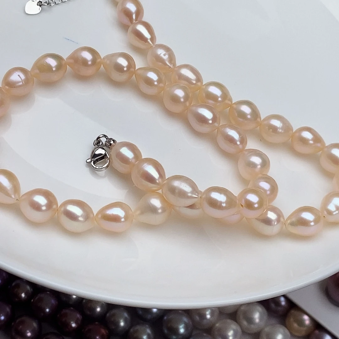 淡水珍珠颈饰银S925镶嵌