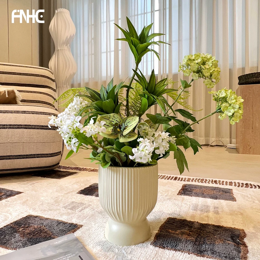 仿真花摆件仿生植物盆栽客厅茶几餐桌花摆花家居饰品假花桌面摆设