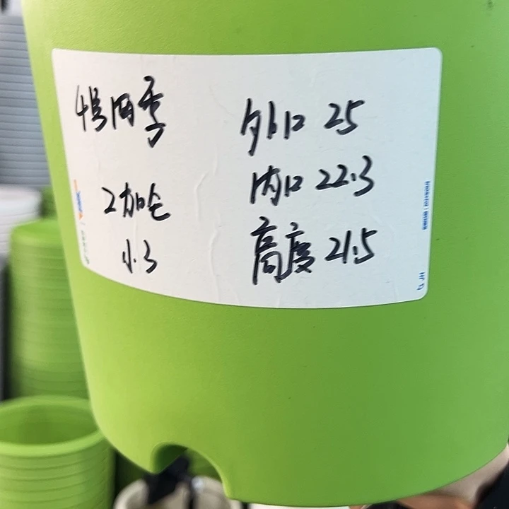 特价4号四季口25高21.5果绿无托8个