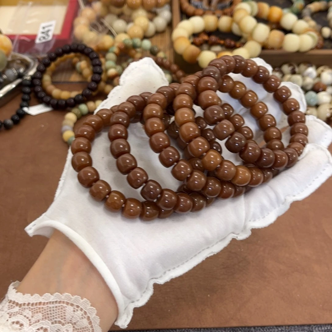 白玉菩提手串674太妃糖随机福利