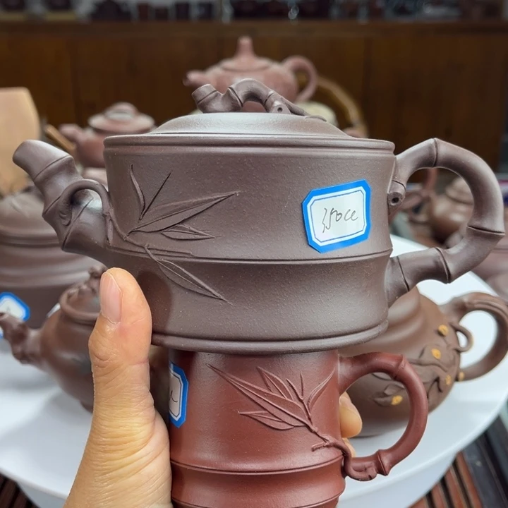 紫砂茶壶紫砂花茶