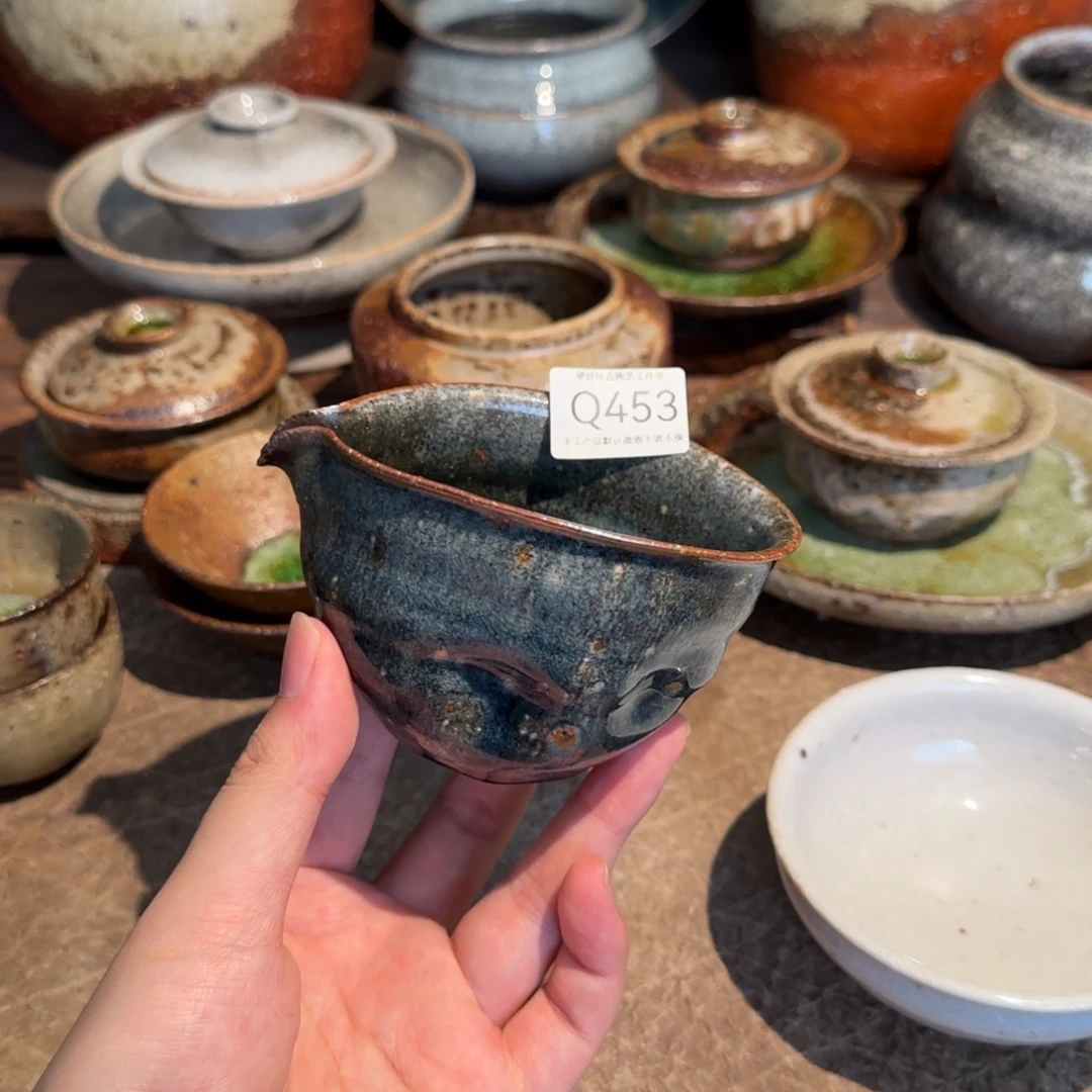 舒***逸手工茶器非柴烧Q453打磨微瑕