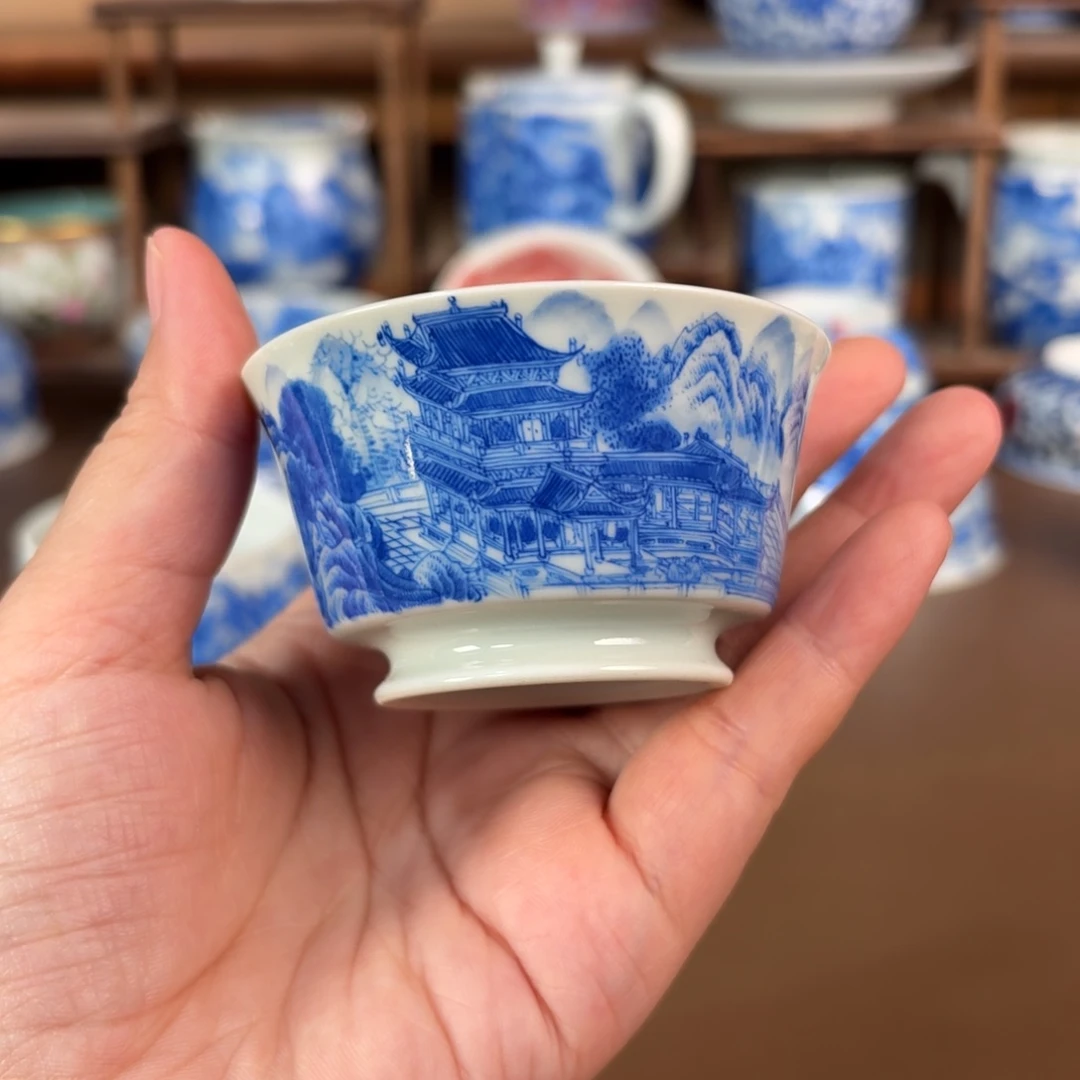 纵***海景德镇陶瓷手工手绘