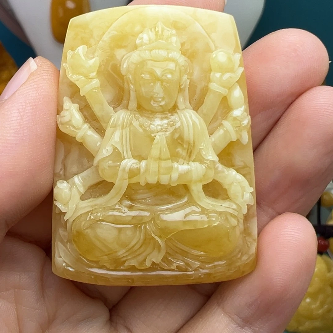 蜜蜡吊坠(不含链)未镶嵌