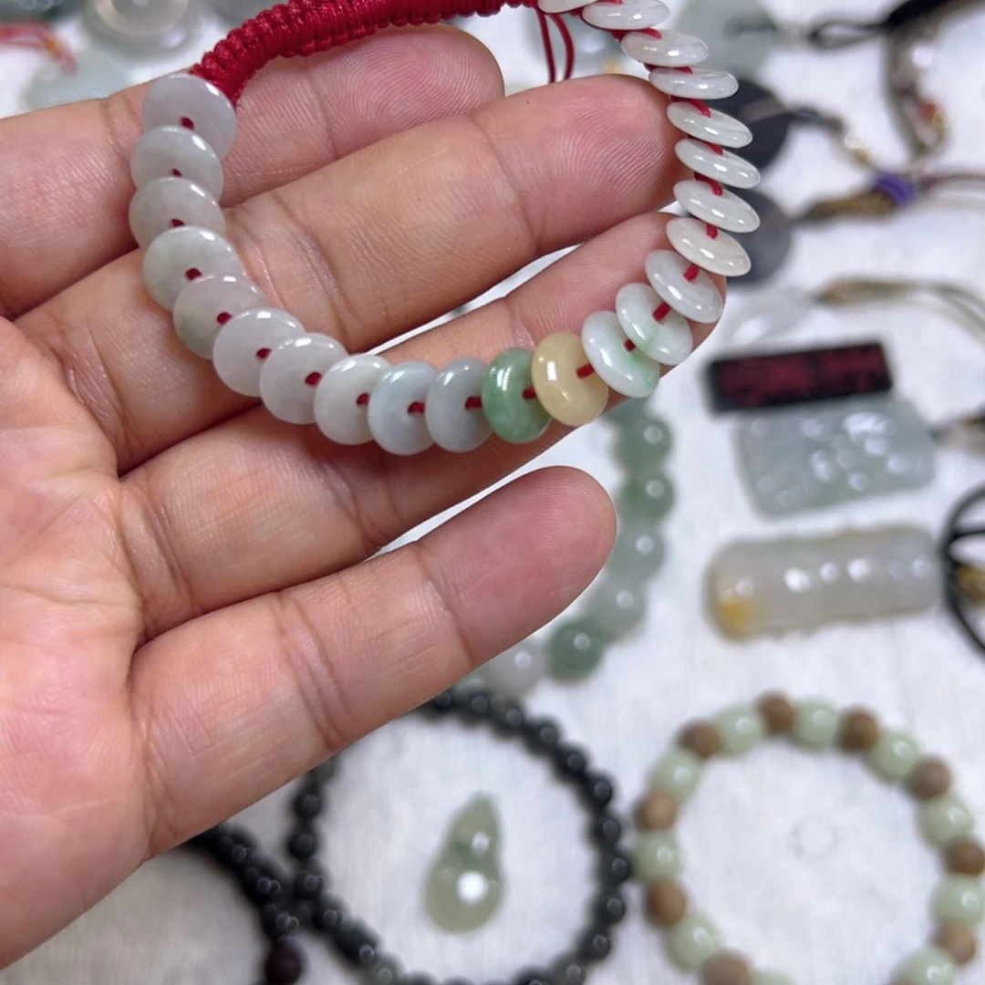 未镶嵌手链翡翠翡翠