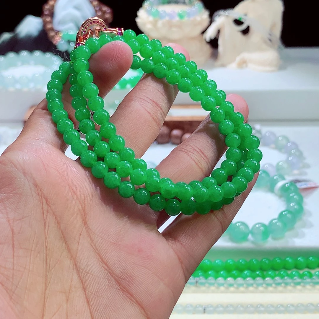 未镶嵌手链翡翠卡5.5