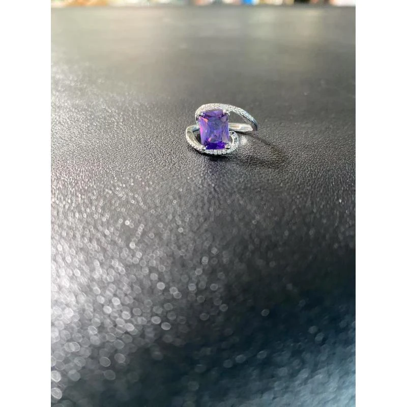 N014开口女款可调节简镶戒