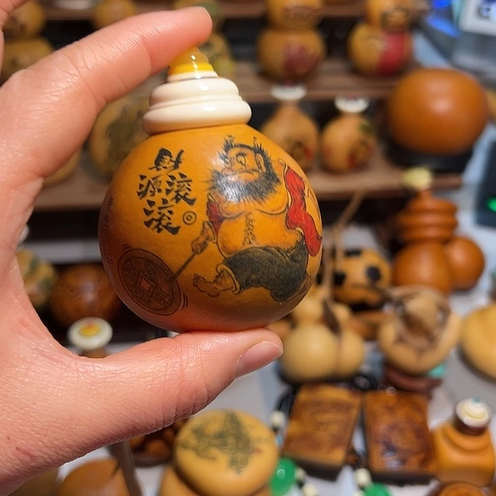 手工针刺钟馗葫芦