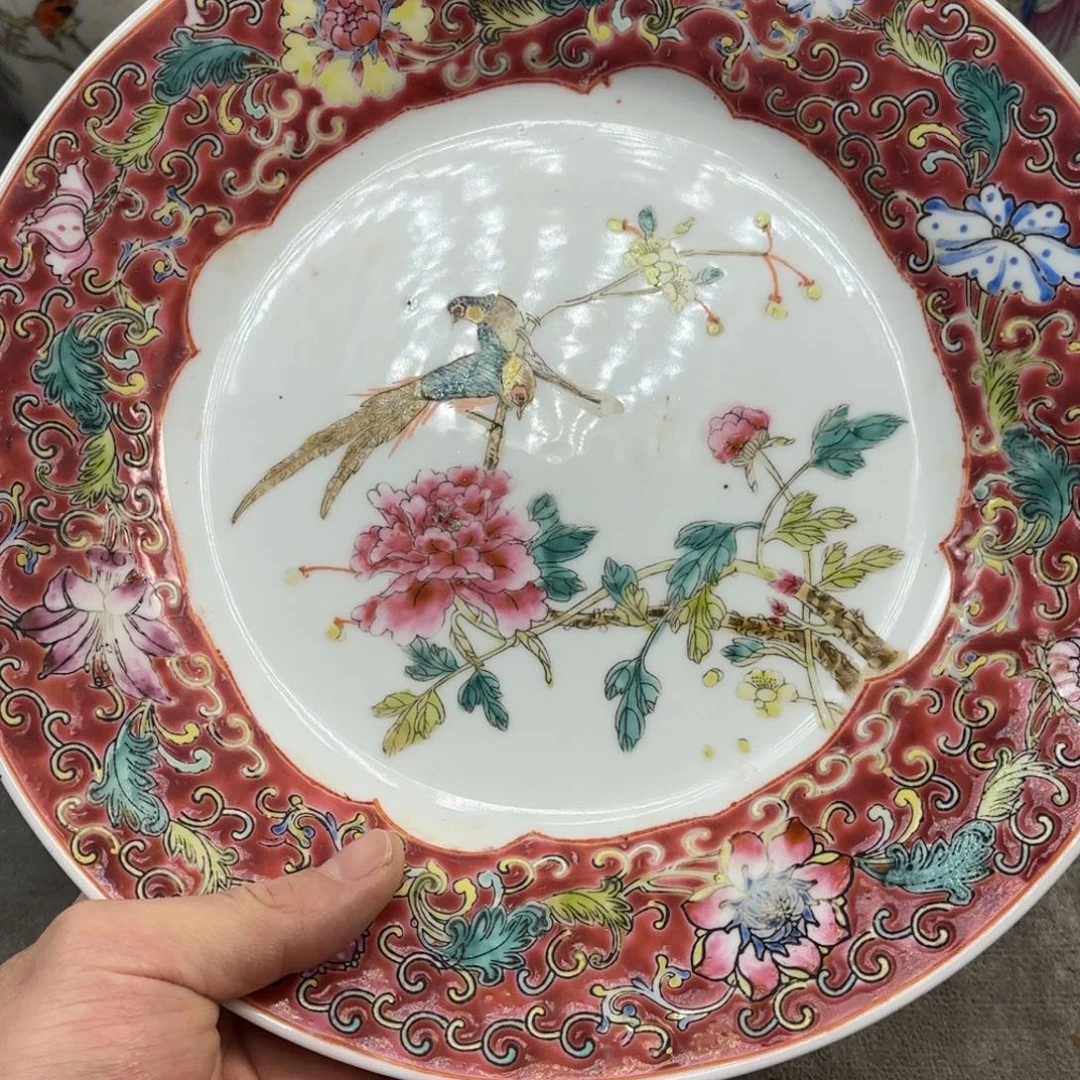 花鸟开窗赏盘全品