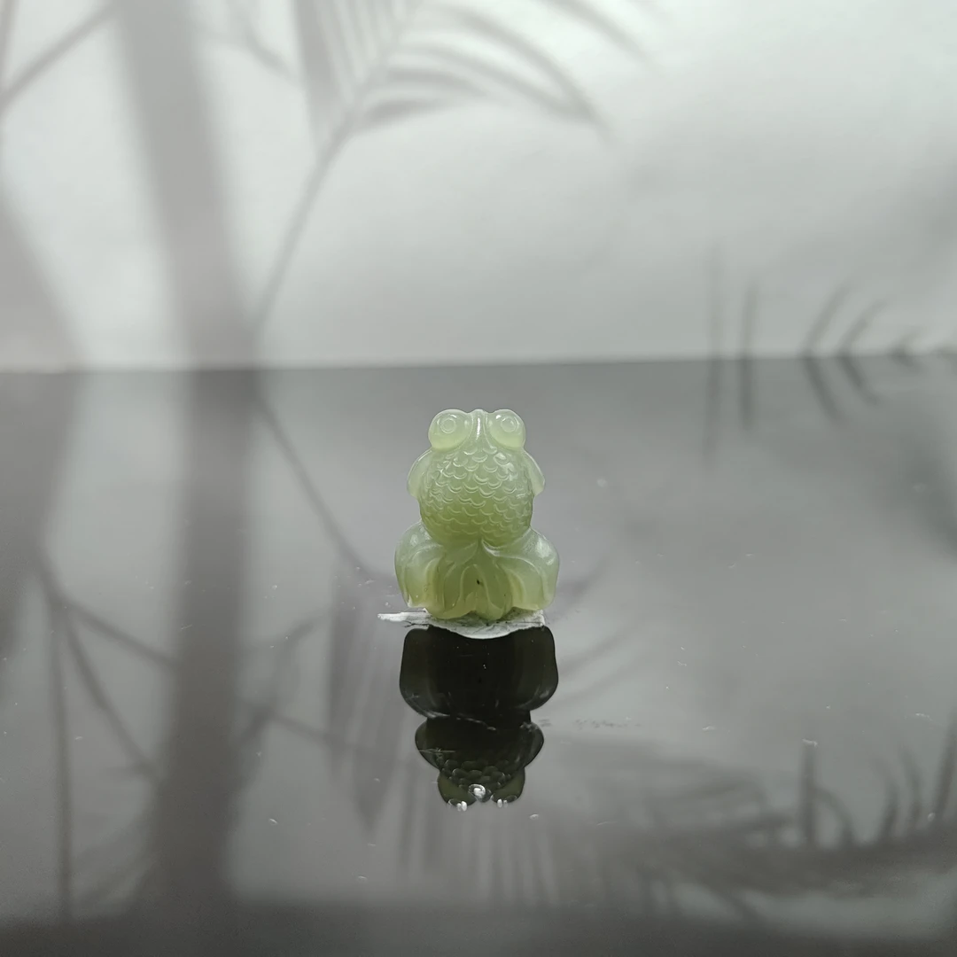 N和田玉锦鲤吊坠0224