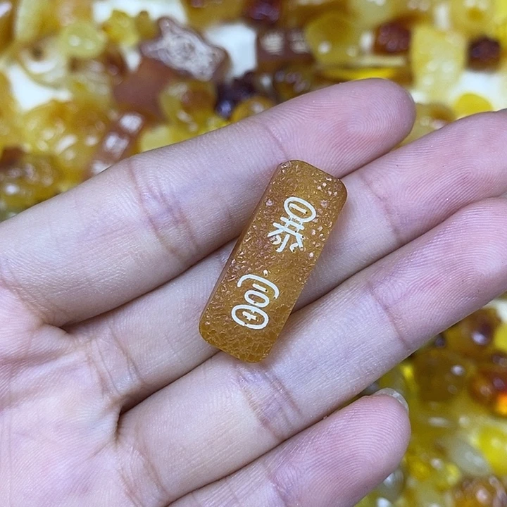 吊坠橄榄核原皮暴富