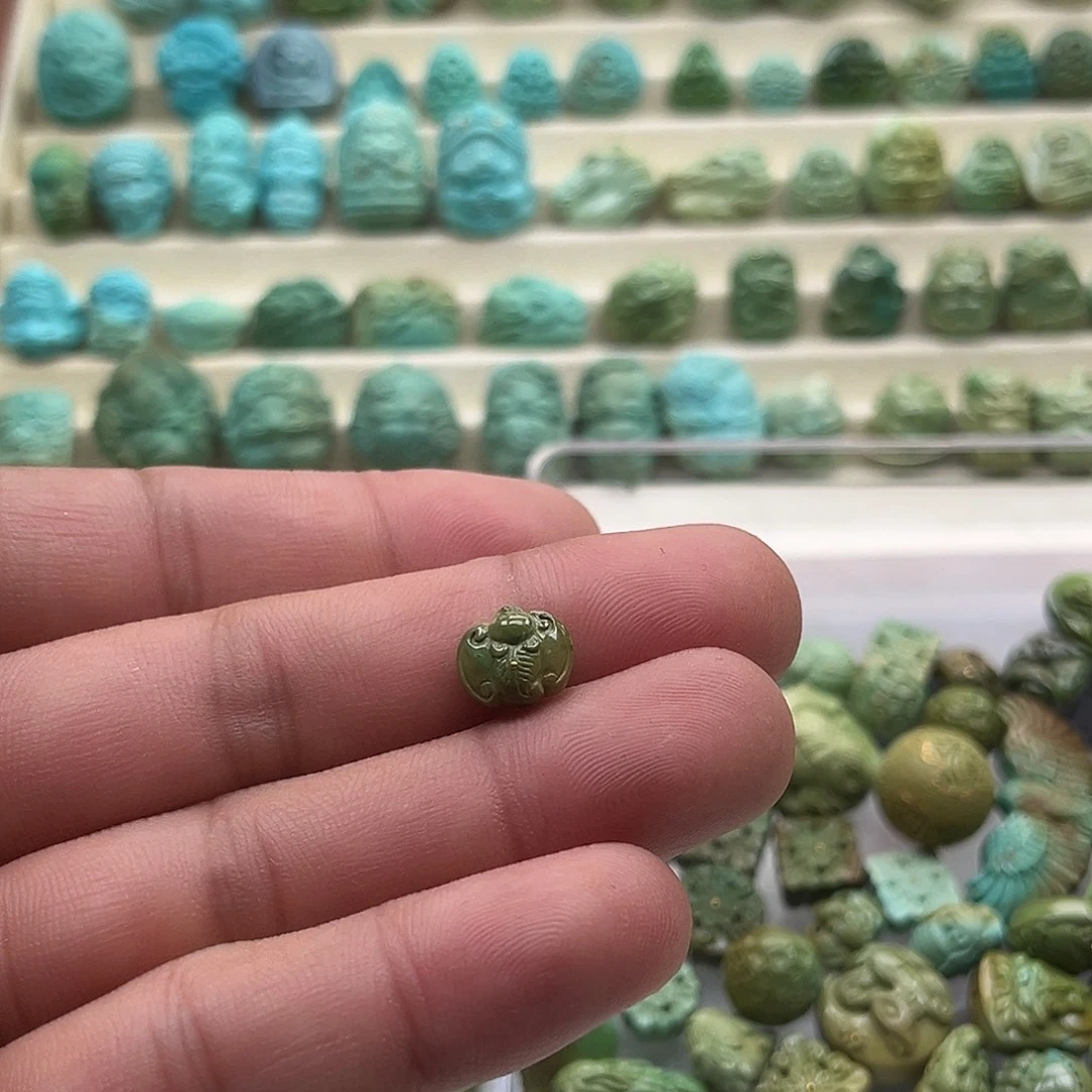 绿松石未镶嵌吊坠(不含链)