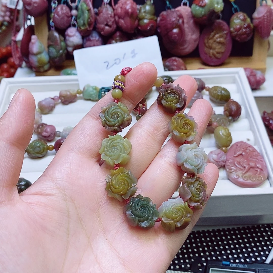 玛瑙/玉髓盐源玛瑙手链未镶嵌