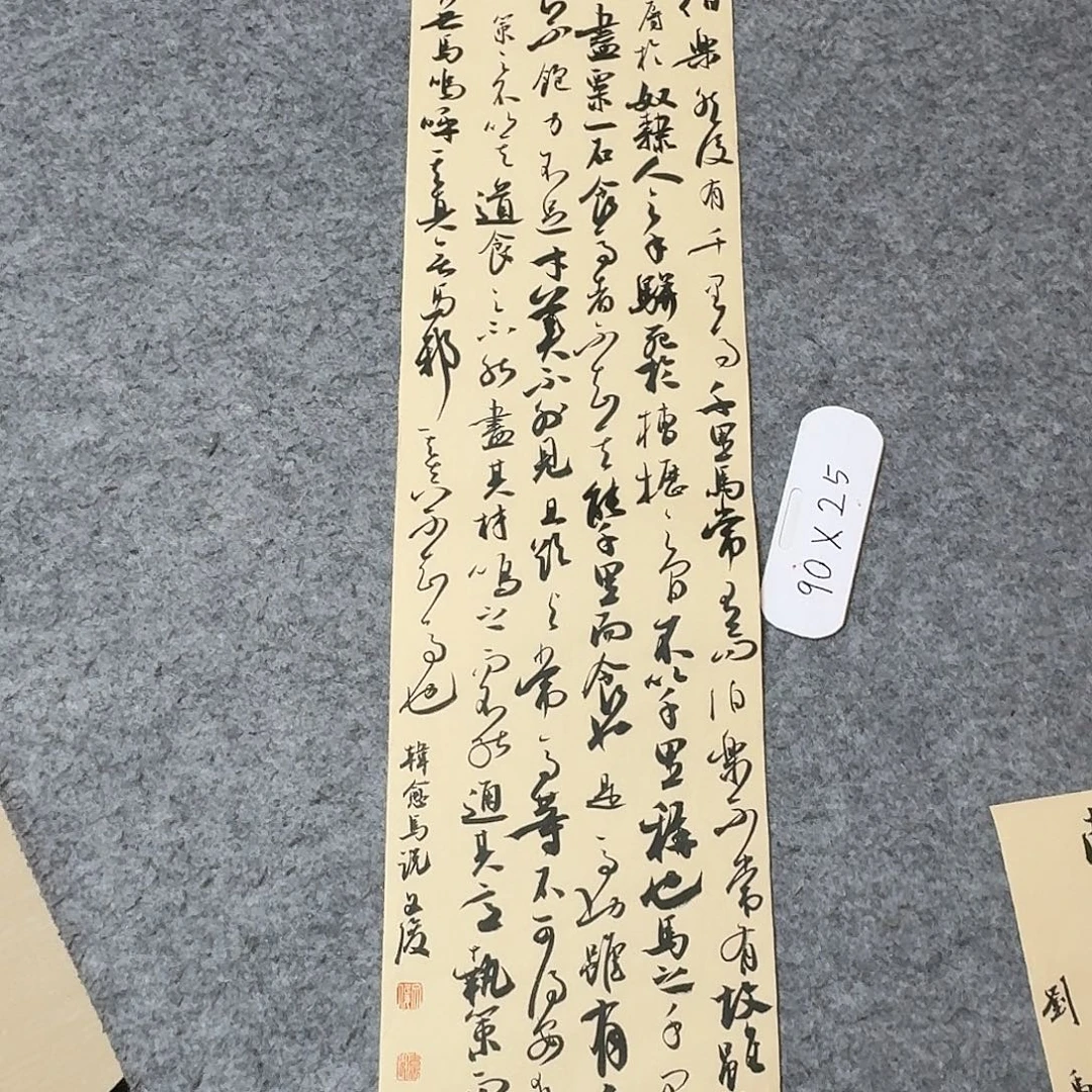 书法国展书家文俊90×25