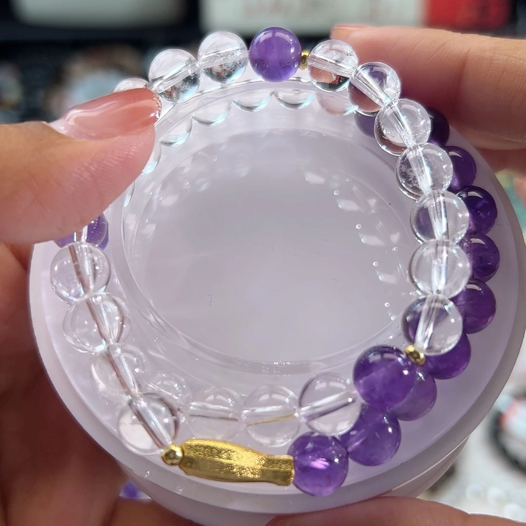 水晶手串未镶嵌水晶手串