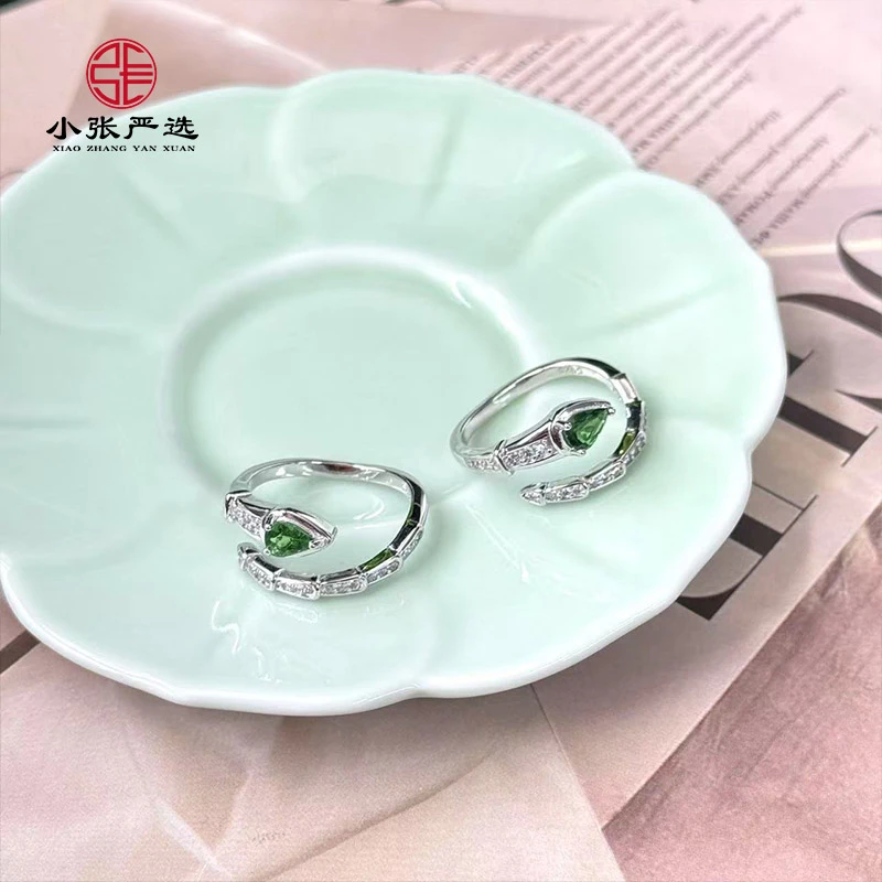 【小张严选】YGJ527 沙弗莱水滴设计款戒指 多样发其一