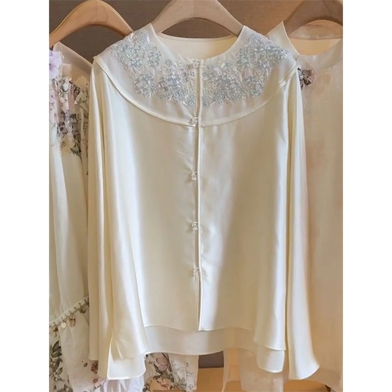 新中式女装国风上衣禅意高端精致唐装衬衫外套小衫女2025秋季新款