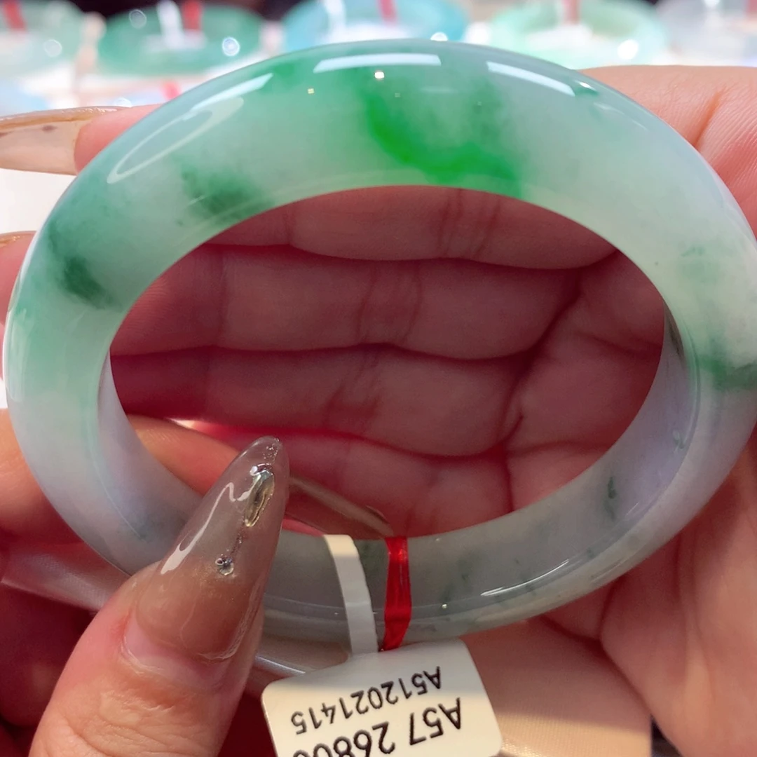 未镶嵌手镯翡翠上新胶质感完美13号11