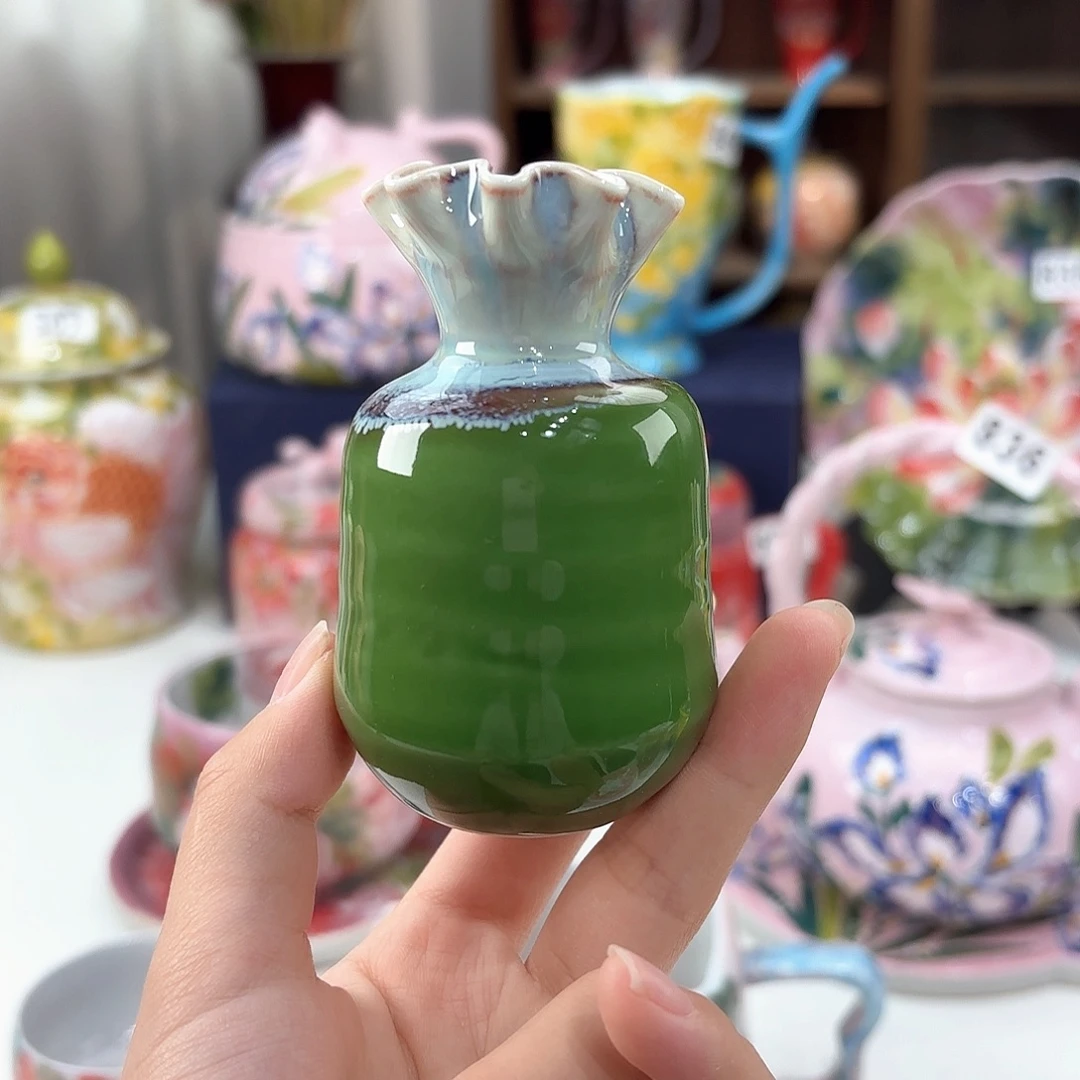 景德镇手绘高温釉下彩陶瓷茶具