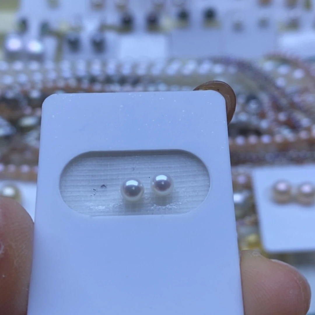 【闪购商品】淡水珍珠耳饰银S925镶嵌