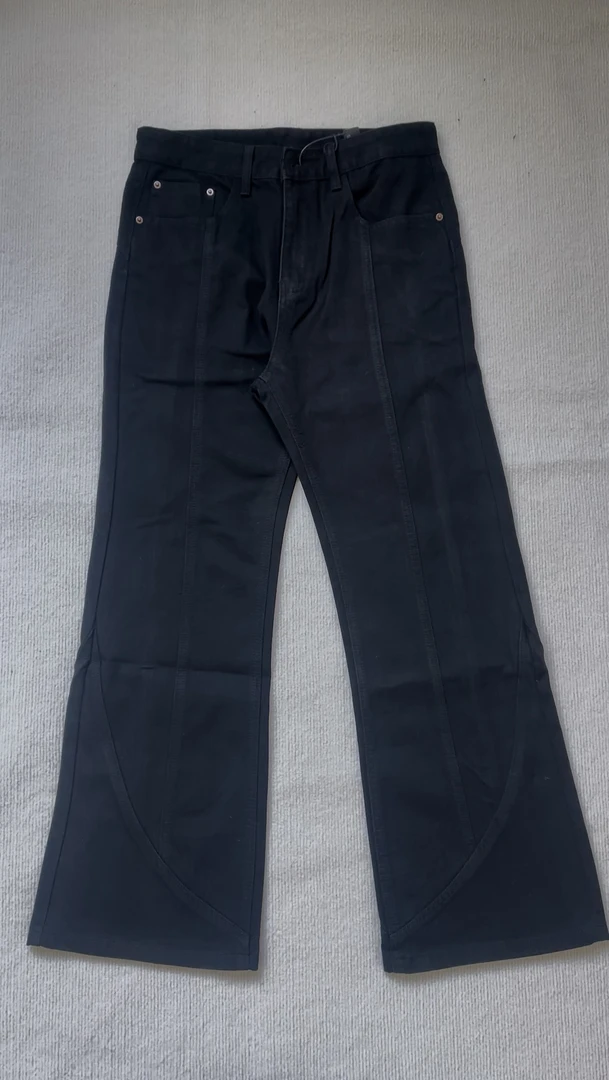 ［OF Course］cleanfit简约微喇休闲牛仔长裤