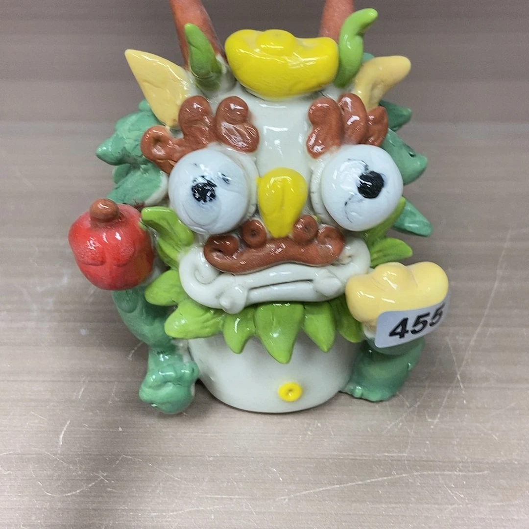 摆件直播间手工抽象陶瓷摆件微瑕455