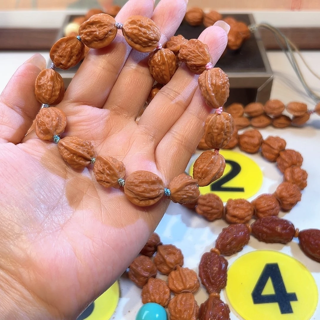 龙***湖手串文玩核桃小金蟾