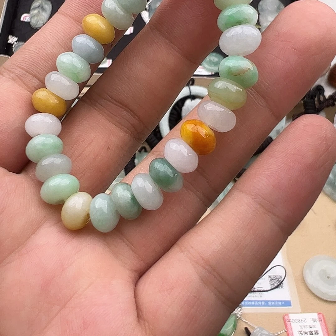 颈饰未镶嵌翡翠多宝手串