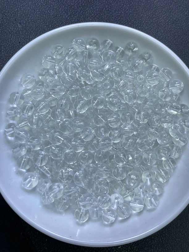 天然珠宝玉石 白水晶散珠Q255  4MM  108颗（赠弹力绳）