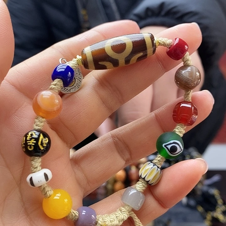 玛瑙/玉髓合金颈饰