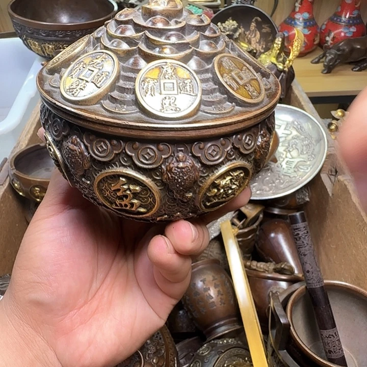 铜器办公室茶室摆件