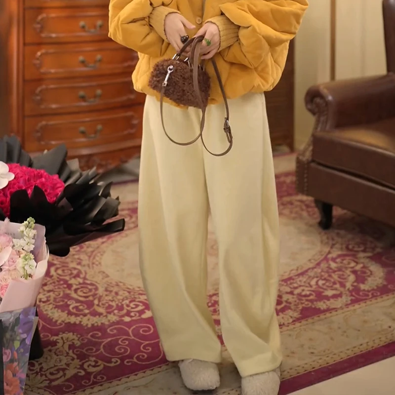 2025垂感宽松阔腿裤柔软面料日常穿搭慵懒随性显腿长时尚单品