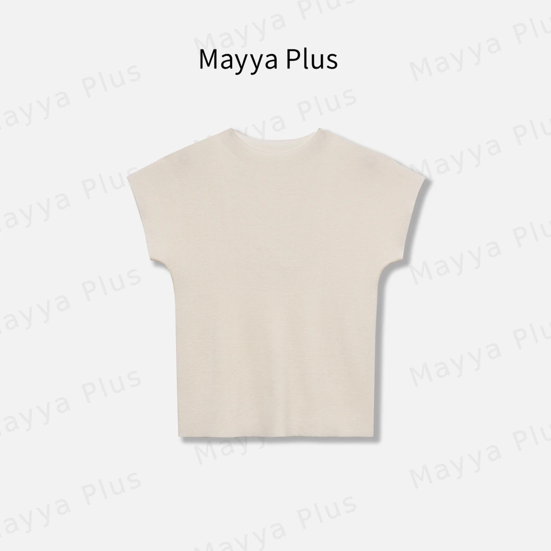 【零感衫】Mayya Plus麦芽定制轻奢气质显瘦百搭款毛织上衣32518022