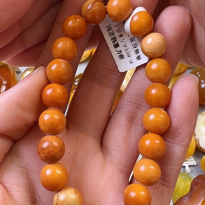 蜜蜡颈饰未镶嵌蜜蜡