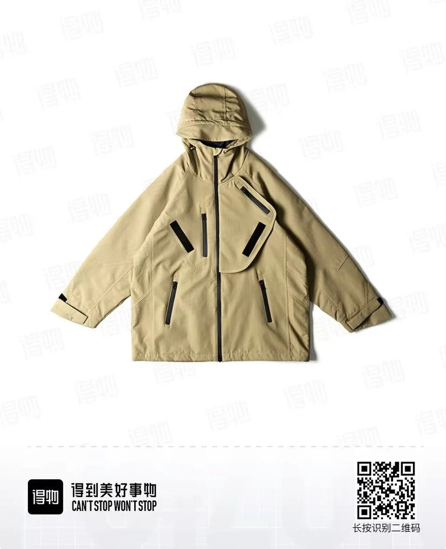 呆呆姐 MO家户外运动多口袋长袖夹克外套冲锋衣！超级百搭！