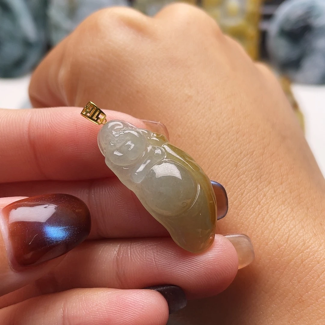 18K金镶嵌定制翡翠(****苯镶嵌费