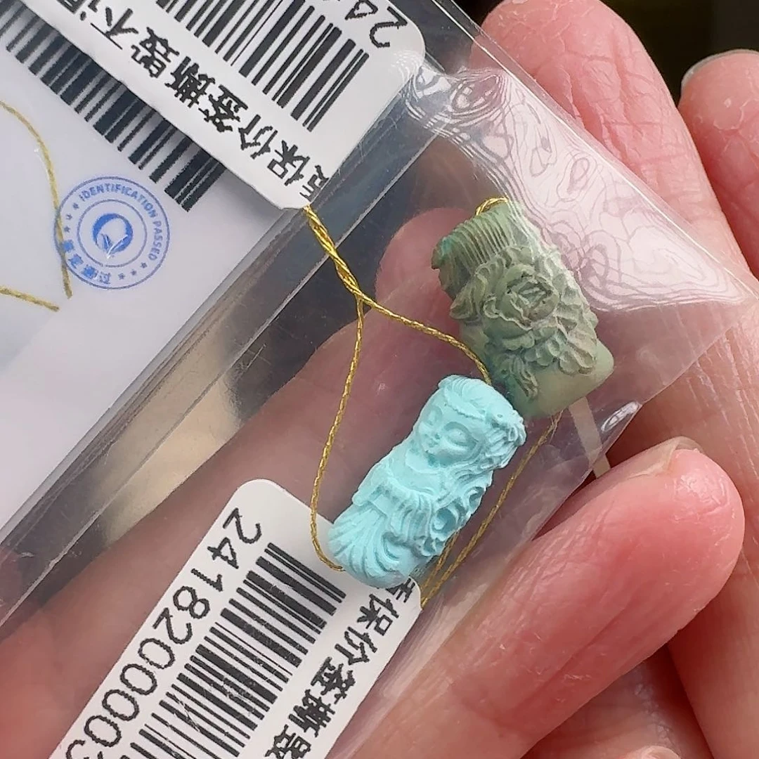 绿松石珠宝奇石未镶嵌