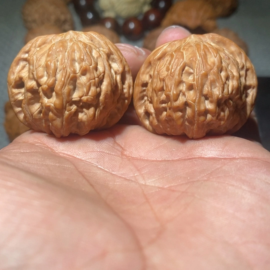 吊坠文玩核桃39对歪磨盘。