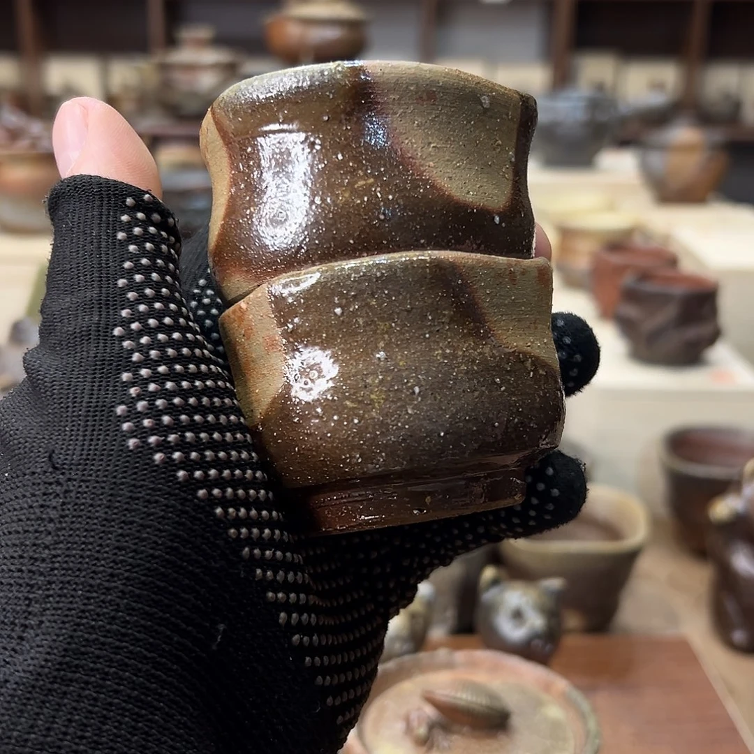 大***啊备前杯子一对好看