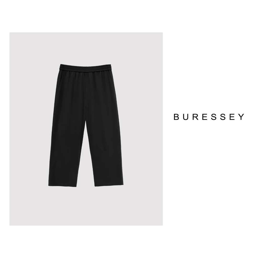 【娜姐6989直筒裤子】2025年女四季高弹百搭九分超显瘦外穿裤子