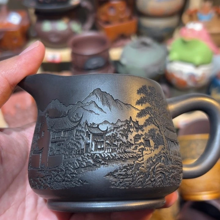 紫砂茶杯宜兴紫砂主人杯