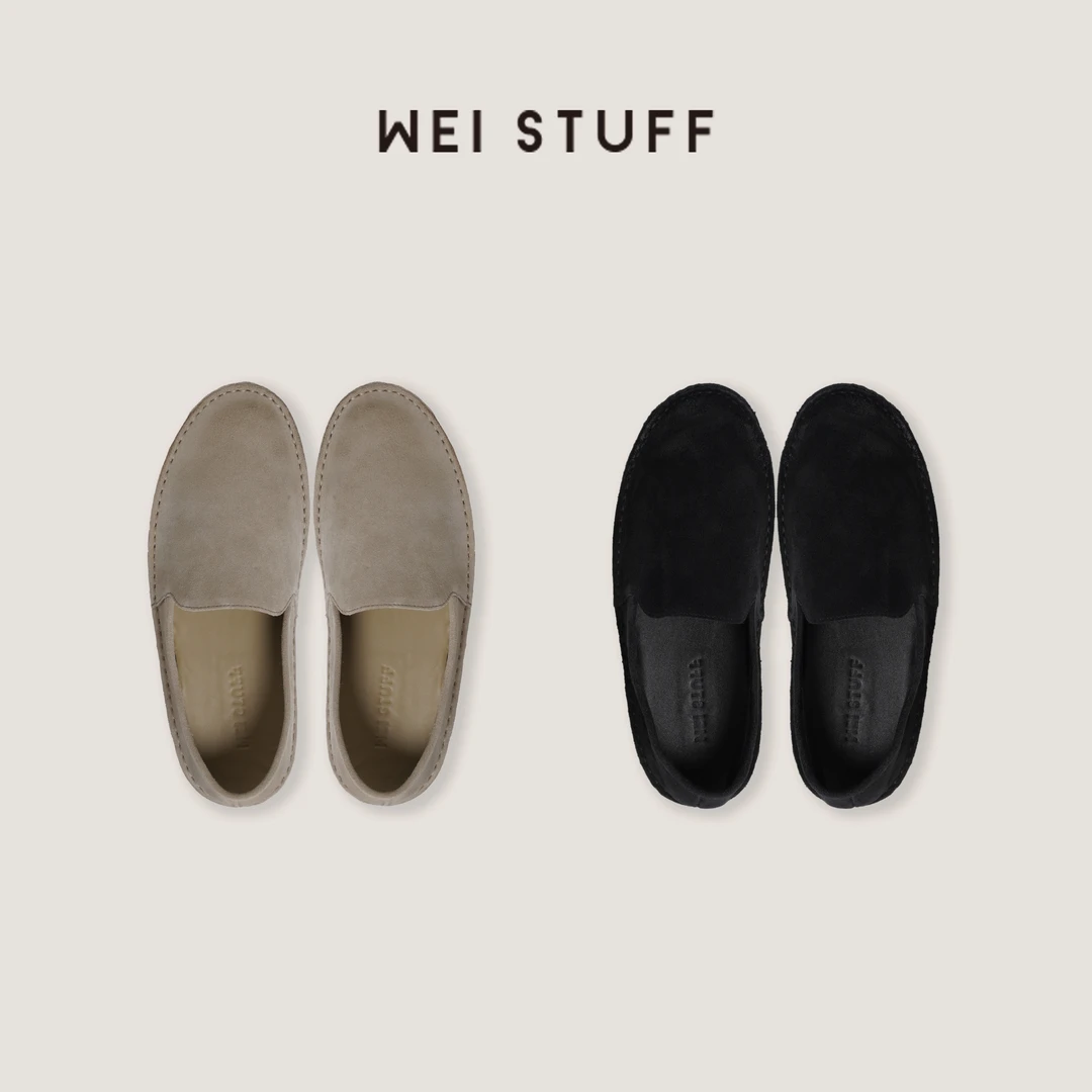 WEI STUFF  “极简主义” 慵懒舒适经典百搭一脚蹬休闲鞋 10145 .