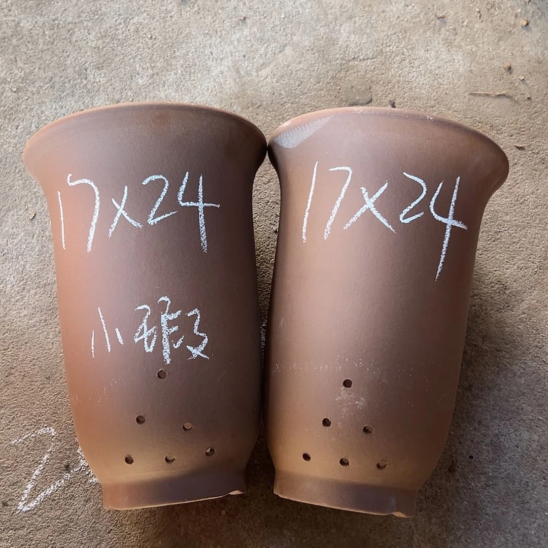 紫砂花盆宜兴紫砂花盆源头2只