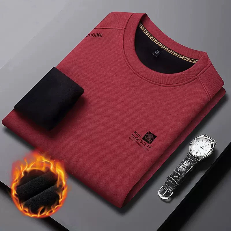 宇宙星空百搭休闲保暖加厚圆领打底衫卫衣长袖冬季