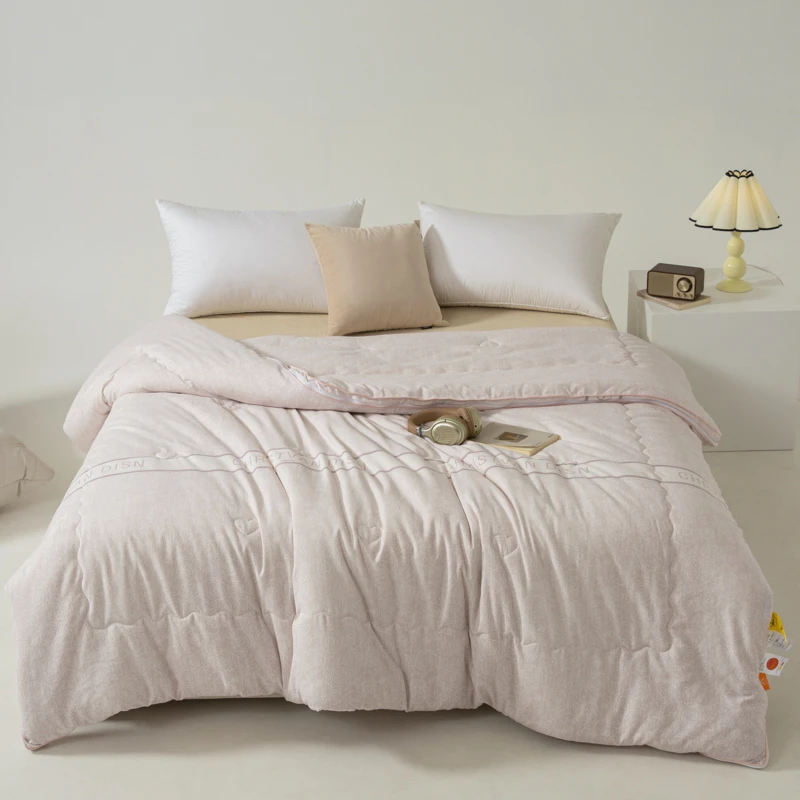 【惊喜福利】达芬奇 A类大豆纤维子母被保暖冬被家用柔软被子不压身